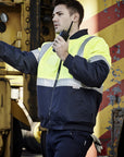 Syzmik Mens HI Vis Quilted Flying Jacket- (ZJ351)