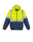 Syzmik Mens HI Vis Quilted Flying Jacket- (ZJ351)
