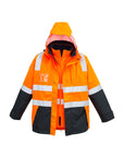 Syzmik Mens Hi Vis 4 in 1 Waterproof Jacket (ZJ532)