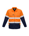 Syzmik Mens Hi Vis Cotton Drill Jacket- (ZJ590)