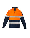 Syzmik Mens Hi Vis 1/4 Zip Pullover - Hoop Taped (ZT567)