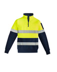 Syzmik Mens Hi Vis 1/4 Zip Pullover - Hoop Taped (ZT567)