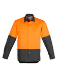 Syzmik Mens Industrial Long Sleeve Shirt -(ZW122)