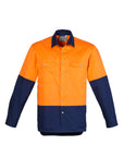 Syzmik Mens Industrial Long Sleeve Shirt -(ZW122)
