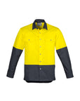 Syzmik Mens Industrial Long Sleeve Shirt -(ZW122)