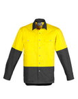 Syzmik Mens Industrial Long Sleeve Shirt -(ZW122)
