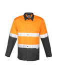 Syzmik Mens Rugged Cooling HI Vis Taped Long Sleeve Shirt- (ZW129)