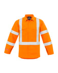 Syzmik Mens Red Flame Hi Vis X Back Shirt -(ZW137)