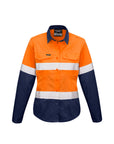 Syzmik Womens Rugged Cooling Taped Hi Vis Spliced Shirt (ZW720)
