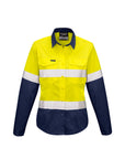Syzmik Womens Rugged Cooling Taped Hi Vis Spliced Shirt (ZW720)