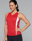 Aussie Pacific Eureka Ladies Singlets 1st (13 Colour )-(2104)