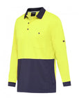 King Gee Hyperfreeze Spliced L/S Polo-(K54235)