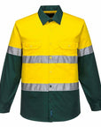 Portwest Hi Vis Two Tone Lightweight Long Sleeve Shirt With Tape (MA801)