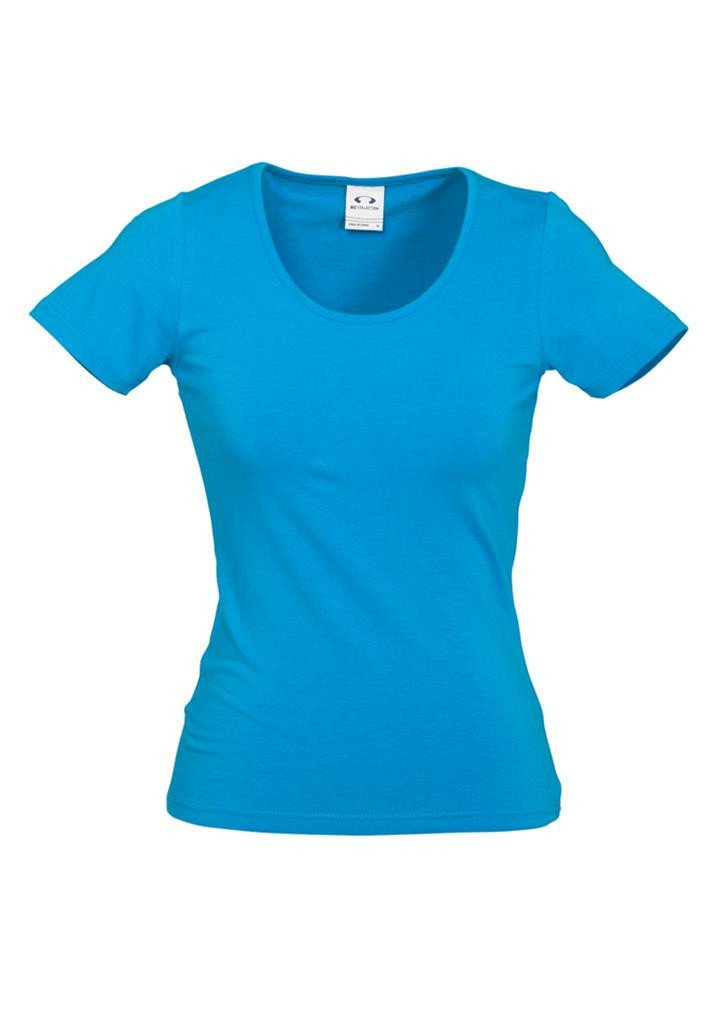 Biz Collection Ladies Vibe Tee (T29222)-Clearance
