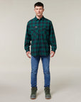 Hard Yakka Foundations Check Flannel Long Sleeve Shirt (Y07295)