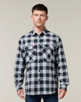 Hard Yakka Foundations Check Flannel Long Sleeve Shirt (Y07295)