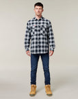 Hard Yakka Foundations Check Flannel Long Sleeve Shirt (Y07295)