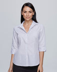 Aussie Pacific Lady Henley 3/4 Sleeve Shirt-(2900T)