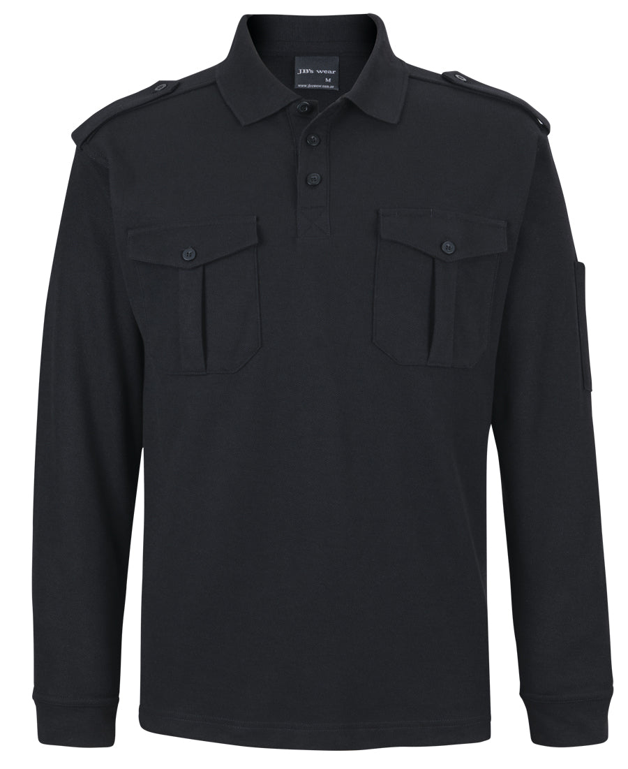 JB&#39;S Wear  L/S 250 Epaulette Polo -(210EL)