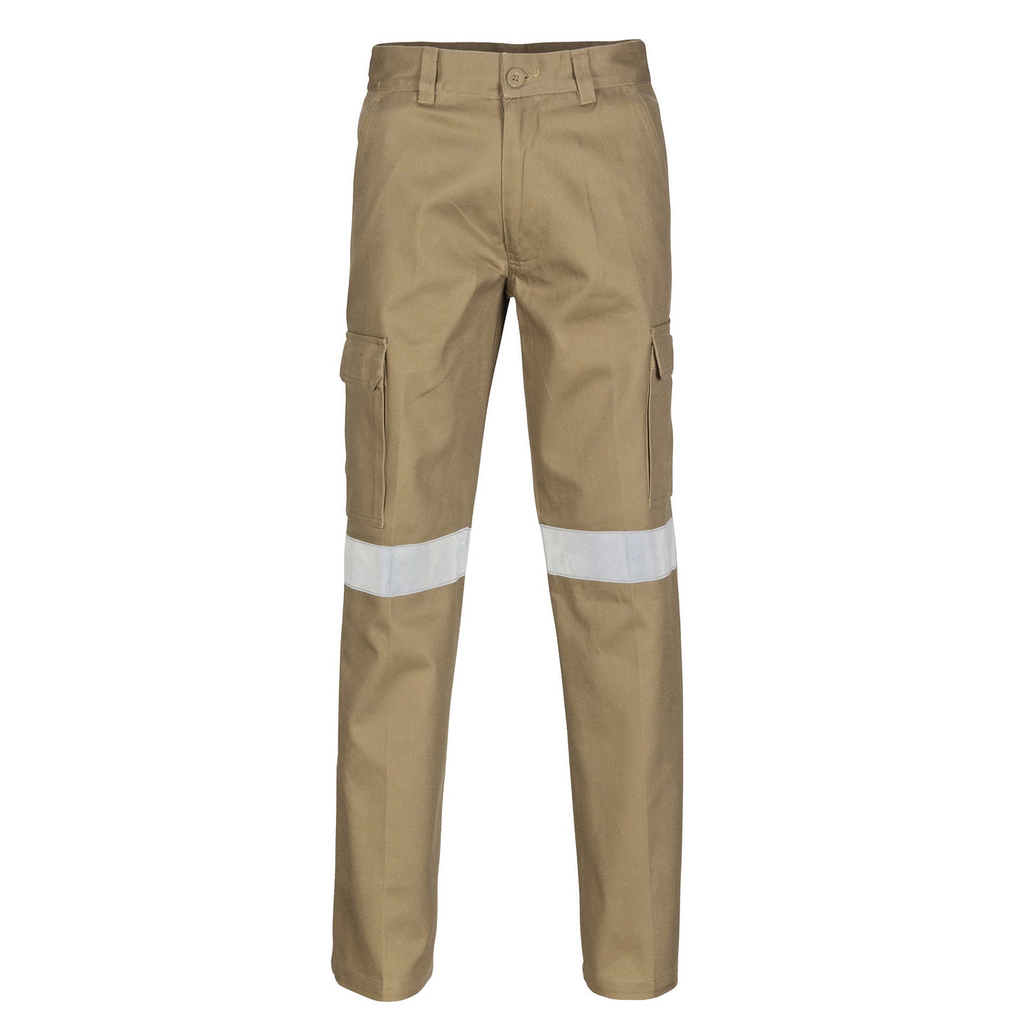 DNC Cotton Drill Cargo Pants With 3M R/Tape-(3319)