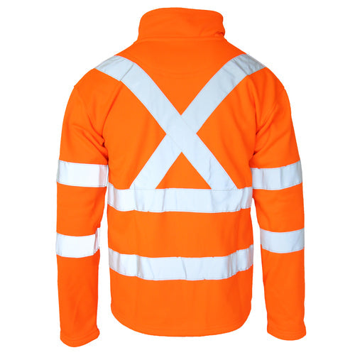 DNC Hi Vis CSR Taped X Back Softshell Jacket (3526)