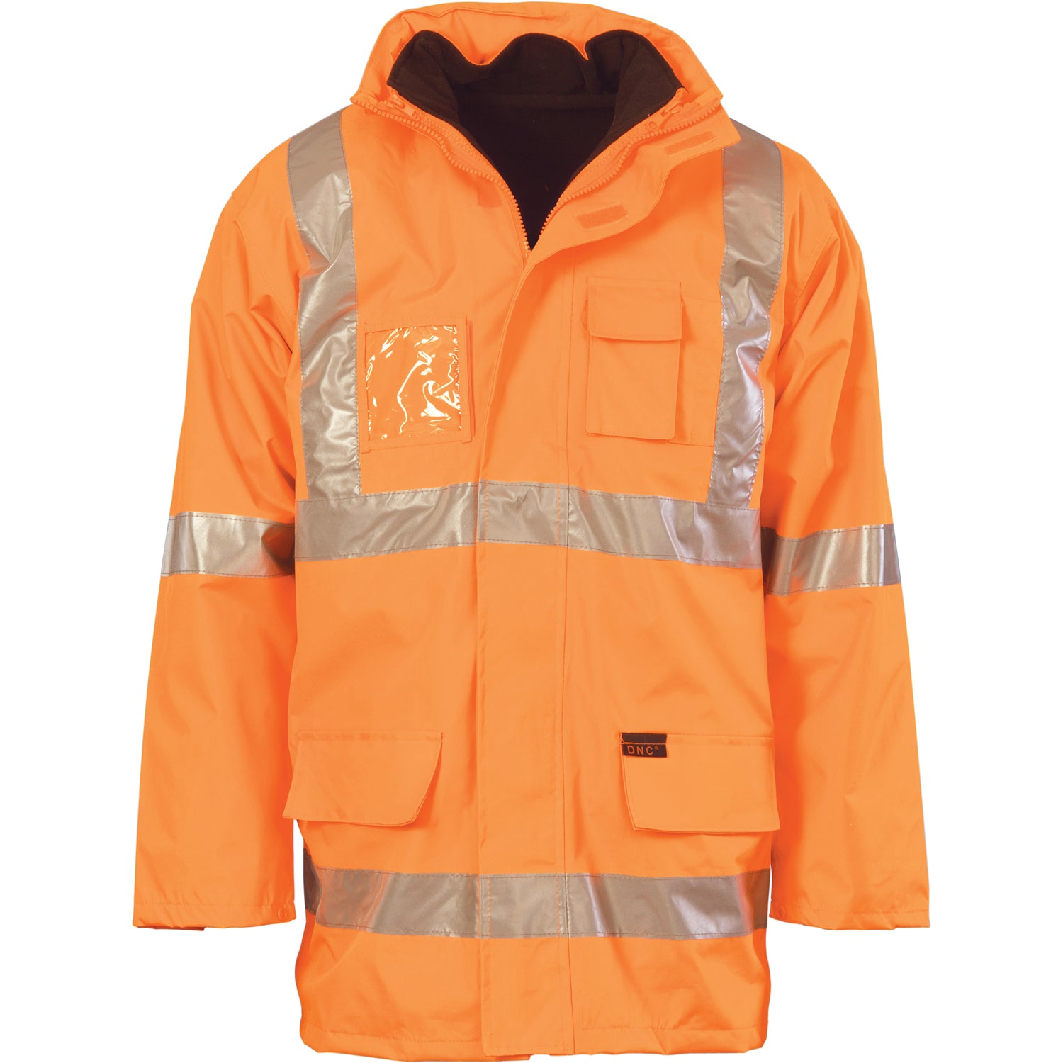 DNC HiVis Cross Back D/N in jacket (Outer Jacket and Inner Vest can be sold separately)-(3999)