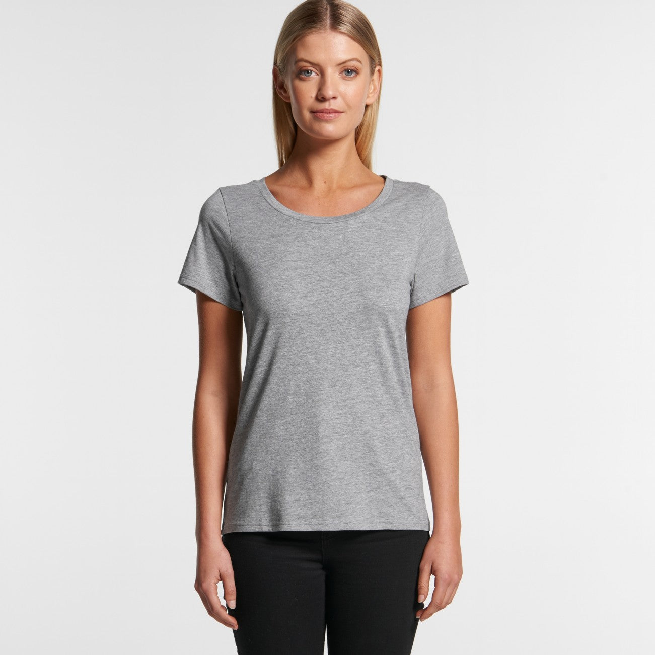 Ascolour Wo&#39;S Shallow Scoop Tee-(4011)