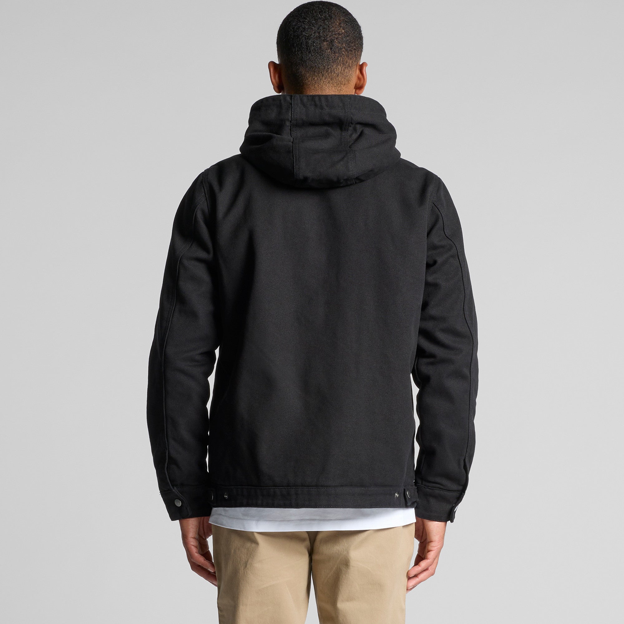 AS Colour Mens Canvas Hooded Jacket (5529)