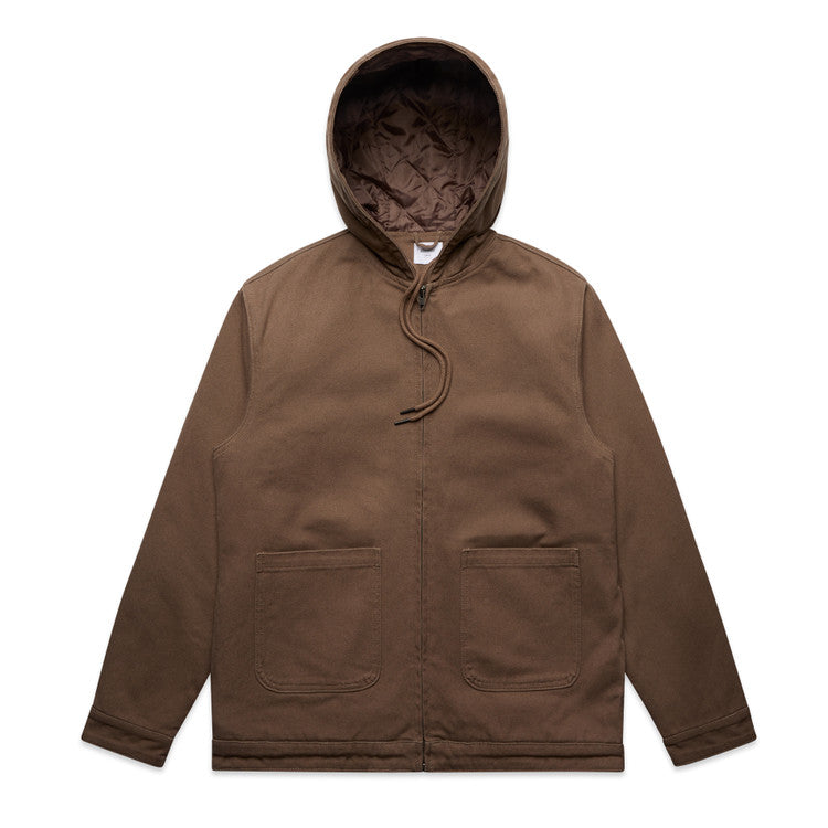 AS Colour Mens Canvas Hooded Jacket (5529)