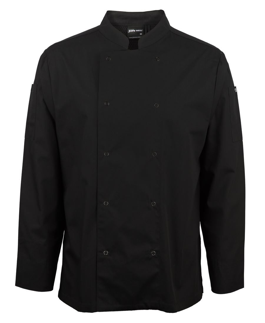 JB's Wear L/S Snap Button Chefs-(5CJL)