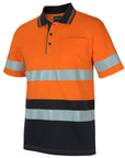 JB's Wear Hi Vis (D+N) S/S Cotton Polo (6DCPS)