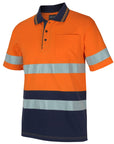 JB's Wear Hi Vis (D+N) S/S Cotton Polo (6DCPS)