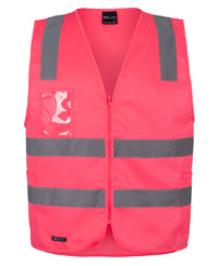 JB&#39;s Wear HI VIS (D+N) Zip Safety Vest (6DNSZ)