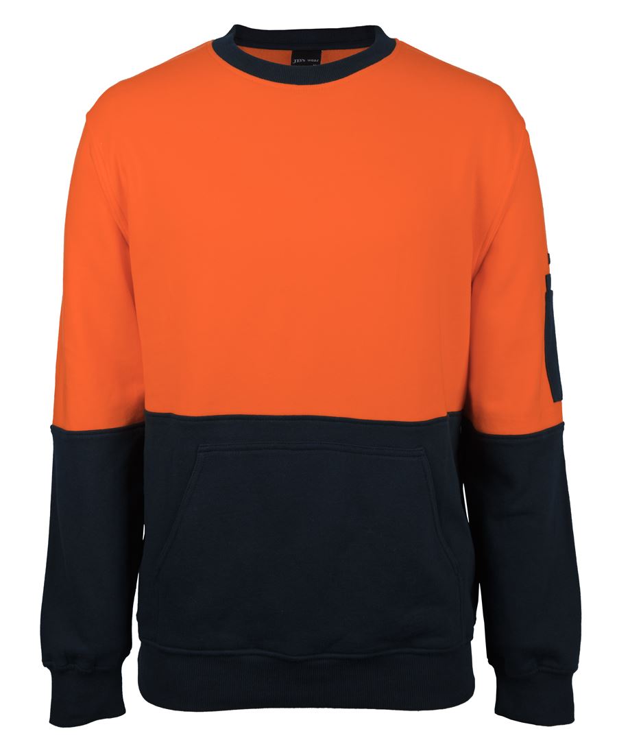 JB's Wear Hv 310 Cotton Crew Neck Fleece -(6HVCM)