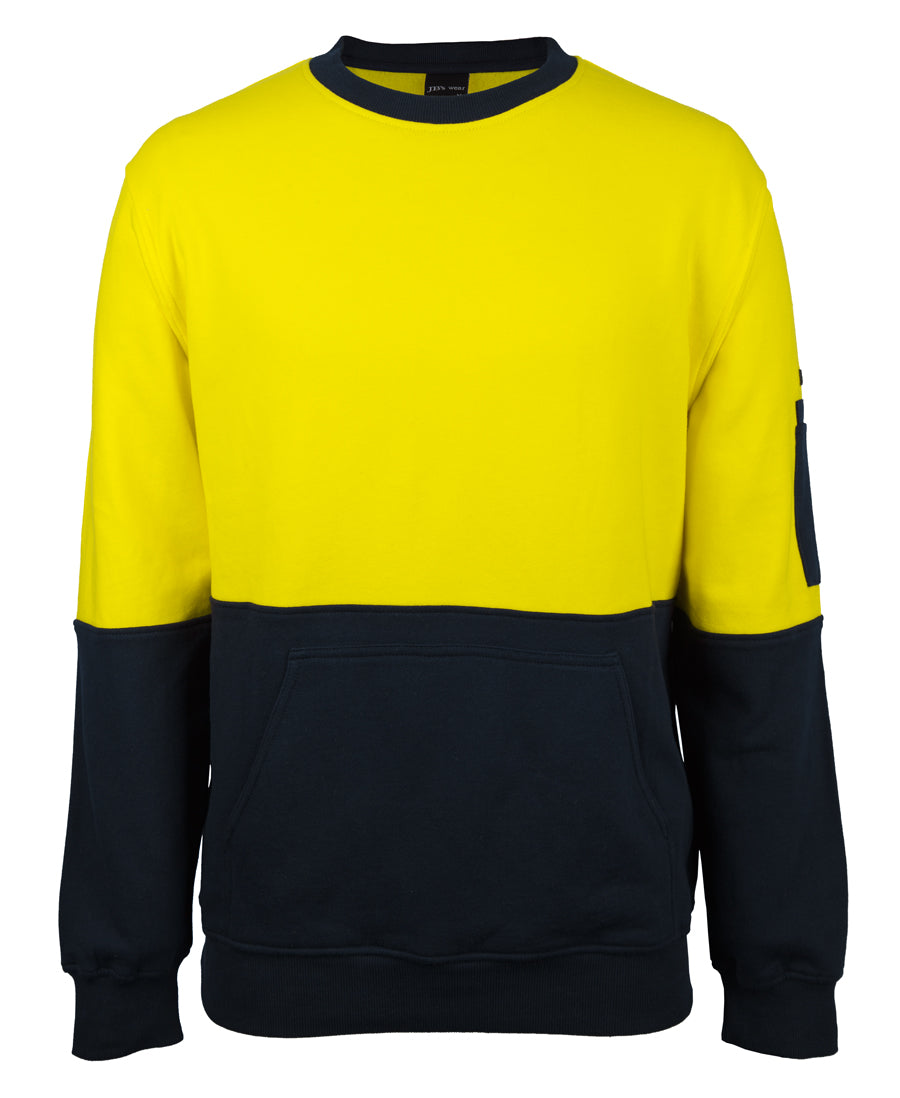 JB's Wear Hv 310 Cotton Crew Neck Fleece -(6HVCM)