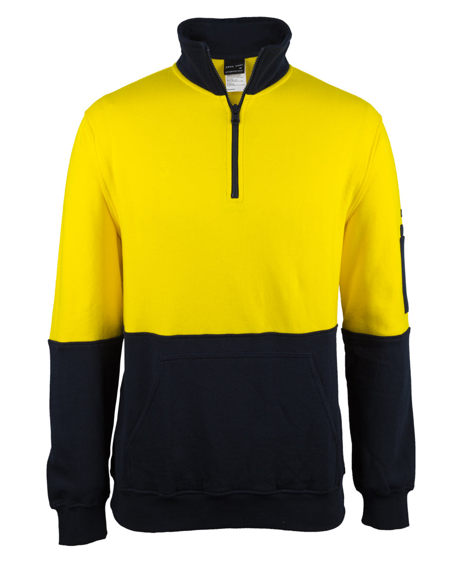 JB's Wear Hv 310 Cotton 1/2 Zip Fleece -(6HVFM)