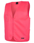 JB's Wear HI VIS Zip Safety Vest (6HVSZ)
