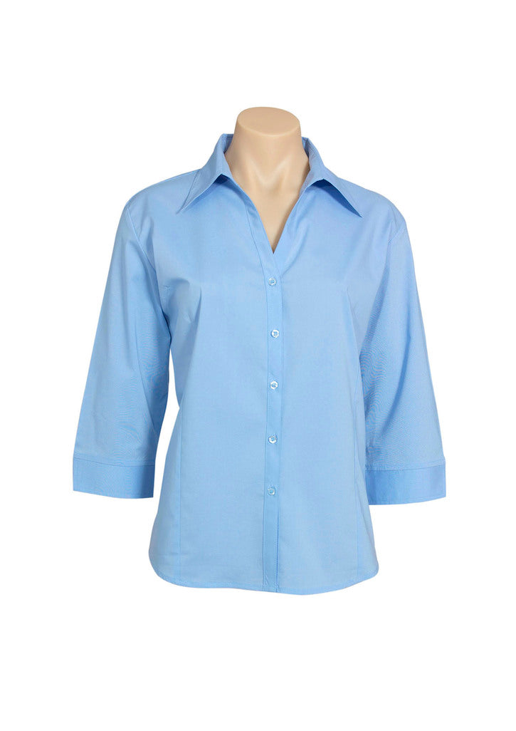 Biz Collection Ladies Metro 3/4 Sleeve Shirt (LB7300)-Clearance