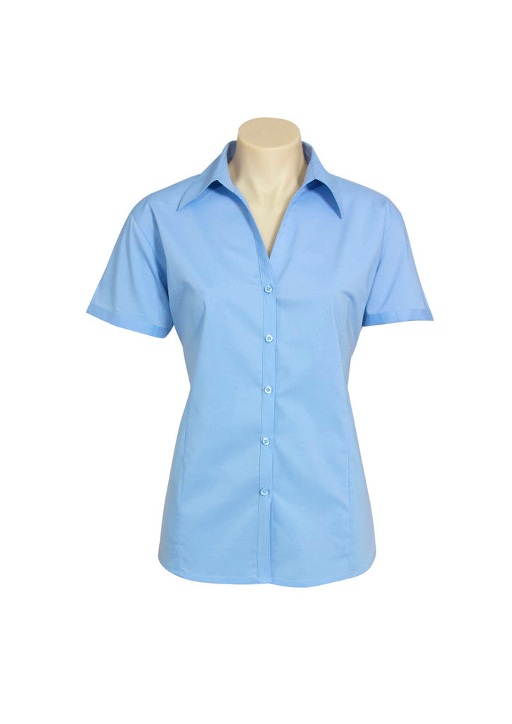 Biz Collection Ladies Metro Short Sleeve Shirt (LB7301)-Clearance
