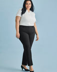 Biz Corporate Cool Stretch Womens Tapered Leg Adjustable Waist Pant (RGP315L)