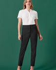 Biz Corporate Womens Renew Mid-Waist Slim Leg Pant -(RGP405L)
