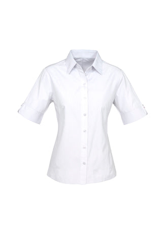 Biz Collection Ladies Ambassador Short Sleeve Shirt (S29522)-Clearance