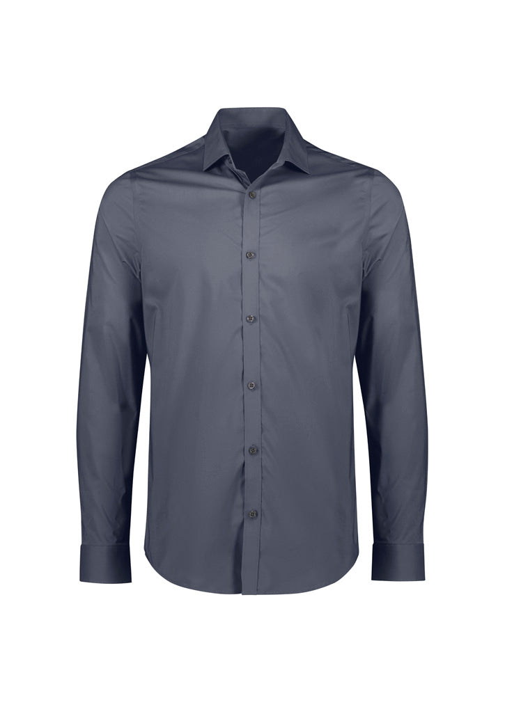 Biz Collection Mens Mason Tailored Long Sleeve Shirt-(S335ML)