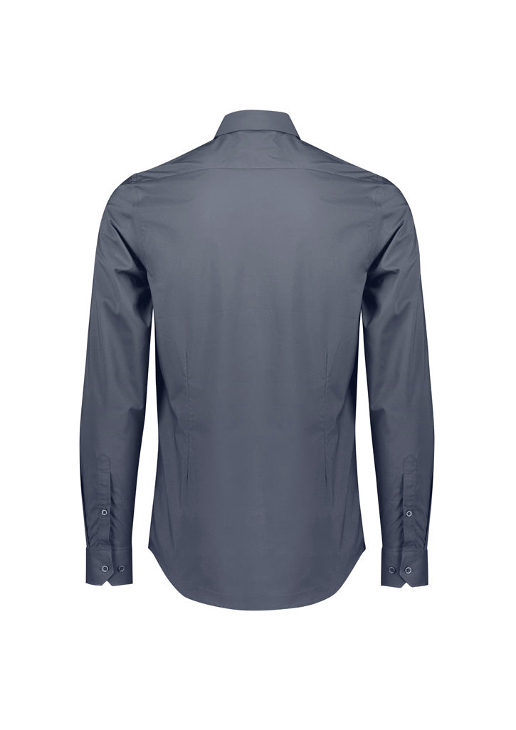 Biz Collection Mens Mason Tailored Long Sleeve Shirt-(S335ML)