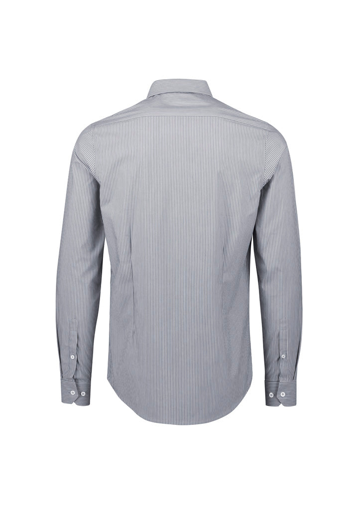 Biz Collection Mens Conran Tailored Long Sleeve Shirt-(S337ML)