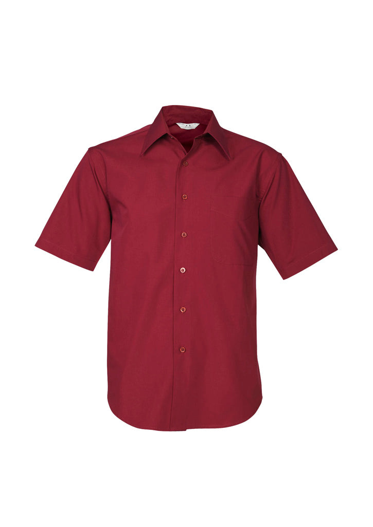 Biz Collection Mens Metro Short Sleeve Shirt (SH715)-Clearance