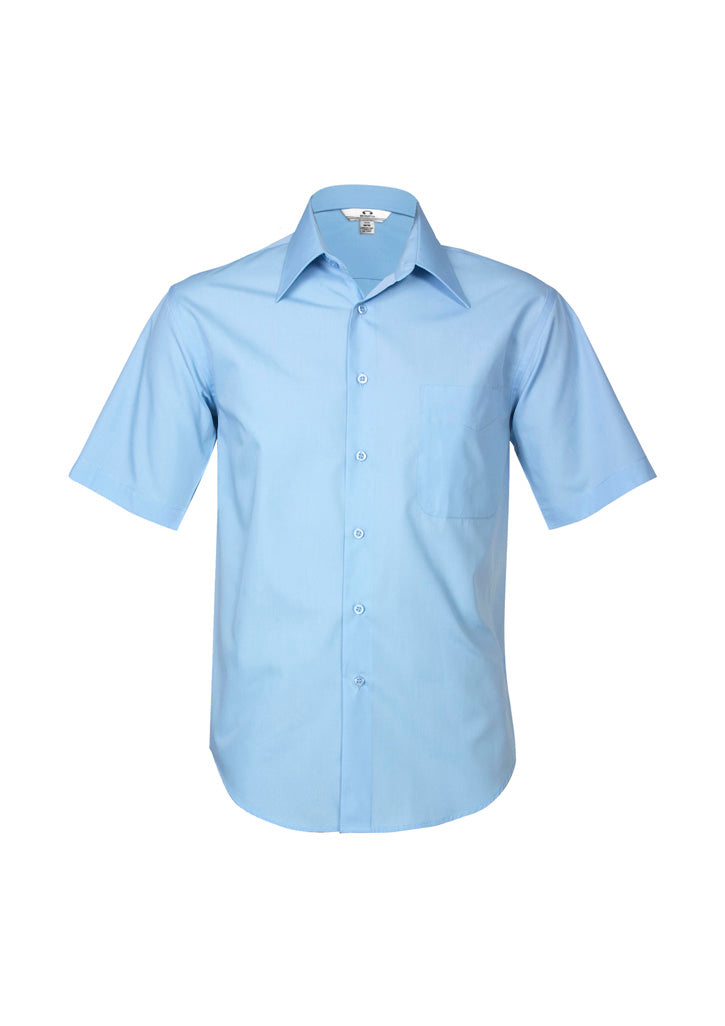 Biz Collection Mens Metro Short Sleeve Shirt (SH715)-Clearance