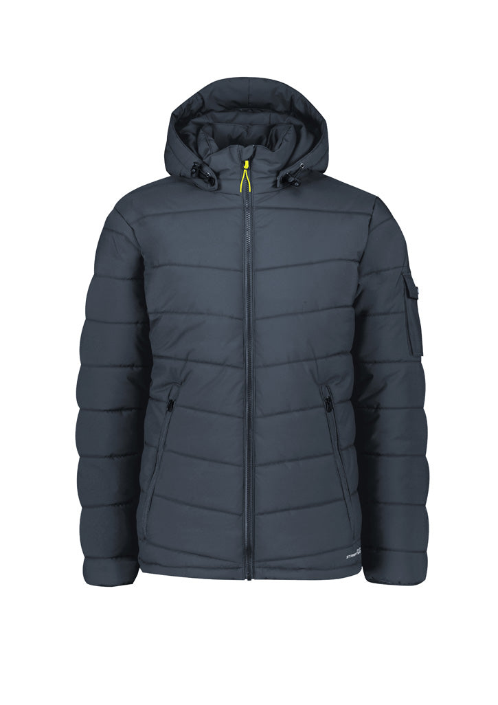 Syzmik Unisex Streetworx Hooded Puffer Jacket-(ZJ240)