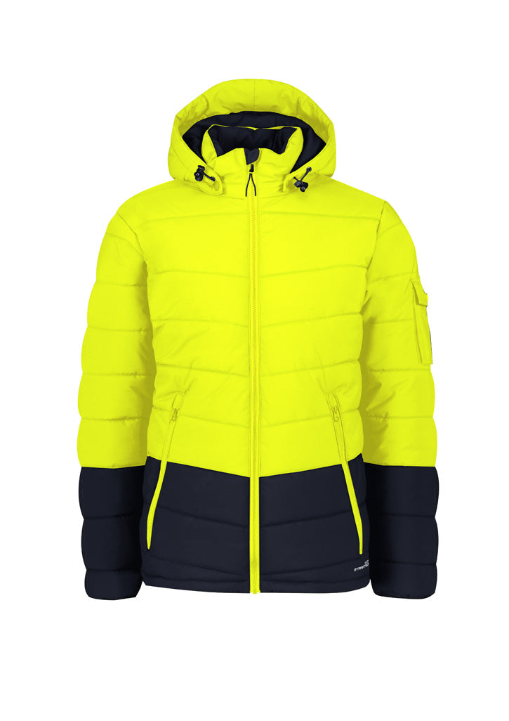 Syzmik Unisex Streetworx Hooded Puffer Jacket-(ZJ240)