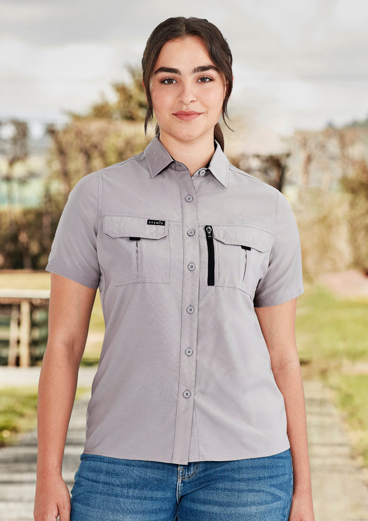 Syzmik Womens Outdoor Short Sleeve Shirt -(ZW765)